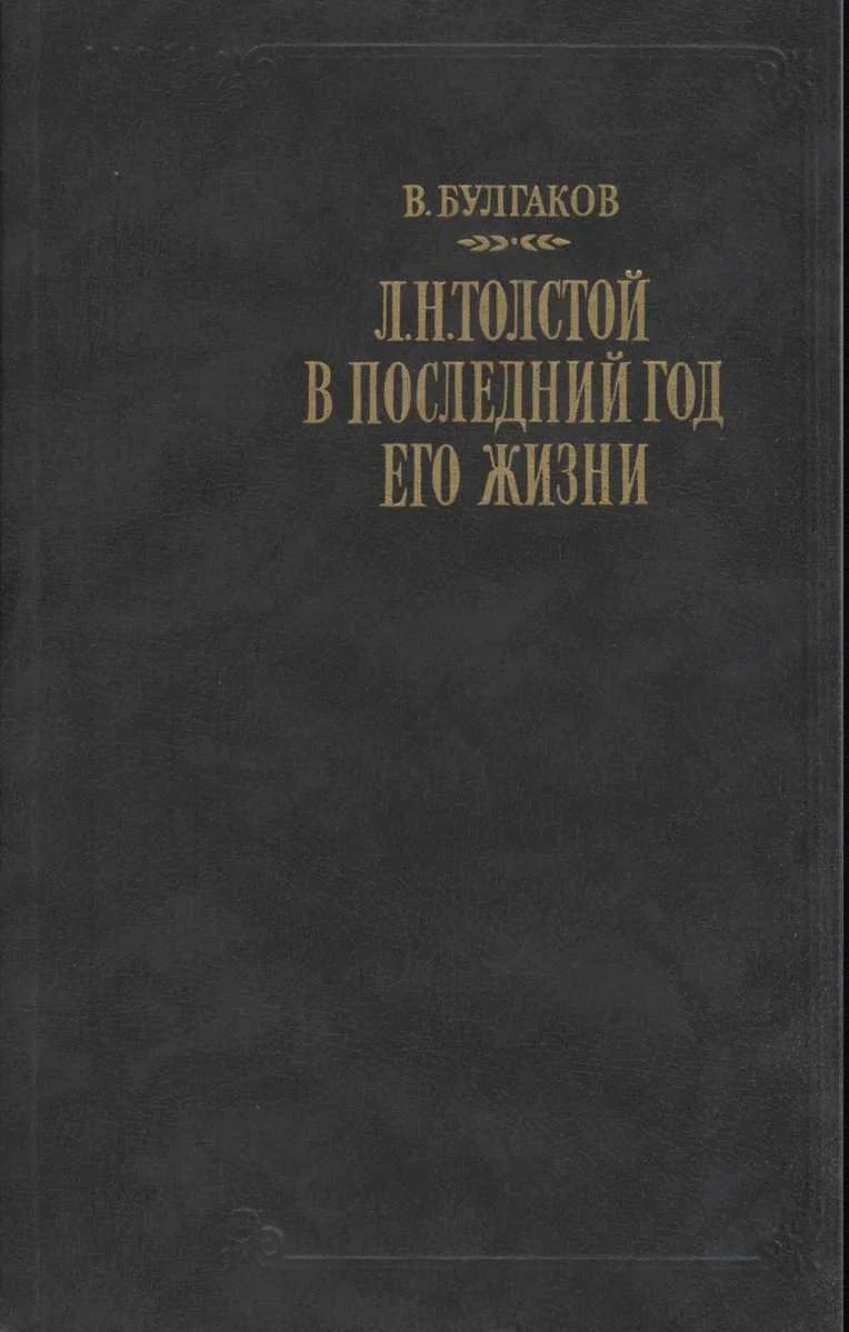 Обложка Л. Н. Толстой в последний год его жизни