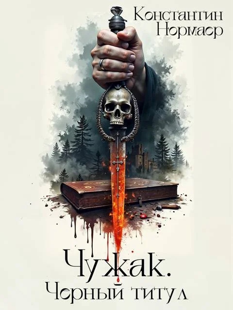 Обложка Чужак. Черный титул