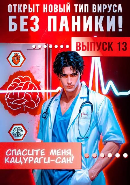 Обложка Спасите меня, Кацураги-сан! Том 13