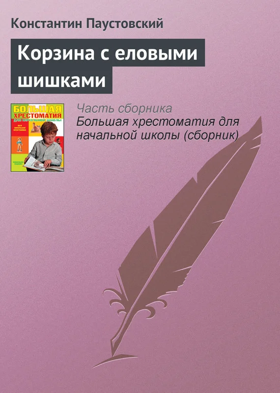 Обложка Корзина с еловыми шишками