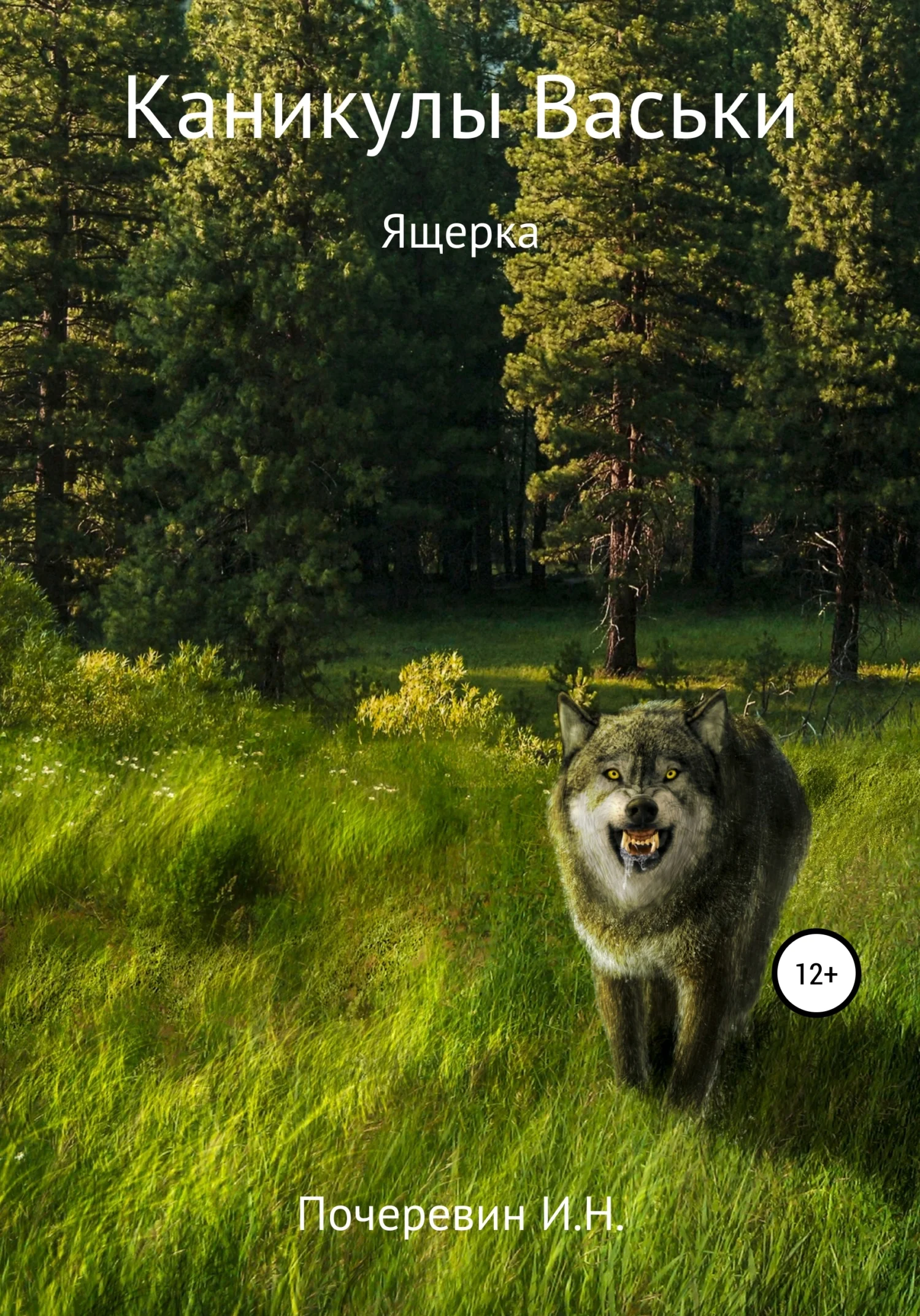 Обложка Каникулы Васьки. Ящерка