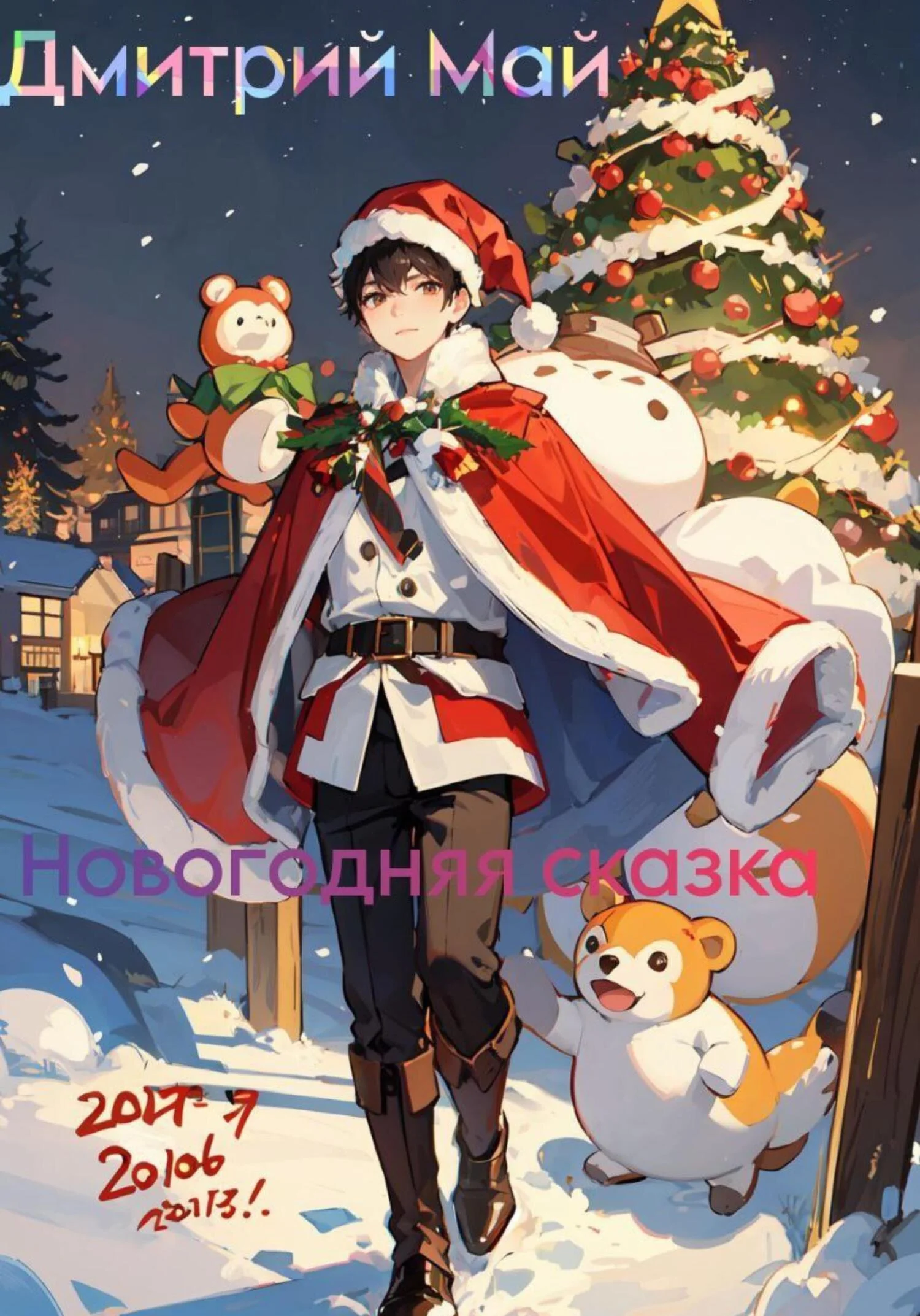 Обложка Новогодняя сказка