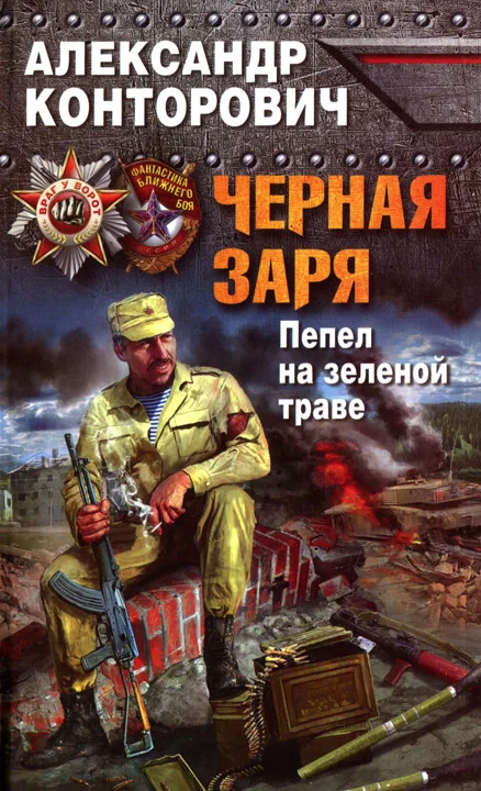Обложка Черная заря. Пепел на зеленой траве