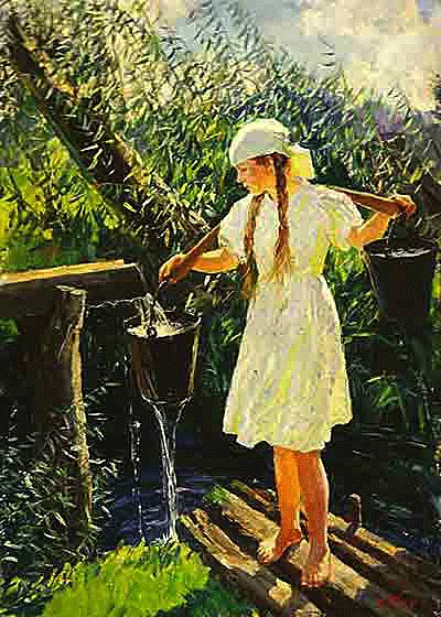 Обложка Сочинение по картине «Родник» Пластова