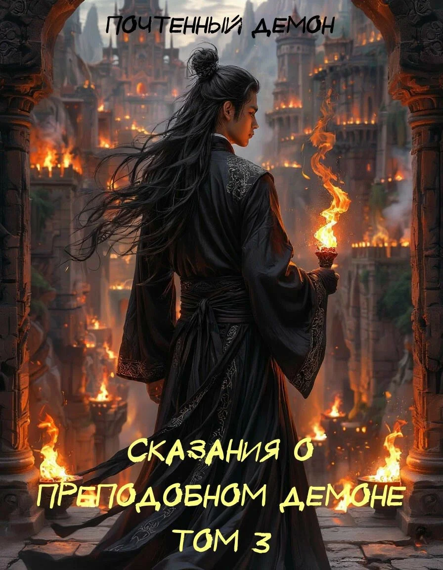 Обложка Сказания о преподобном демоне. Том 3.