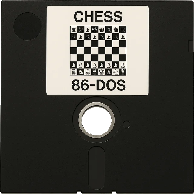 Обложка Обнаружены шахматы для DOS… 1980 года