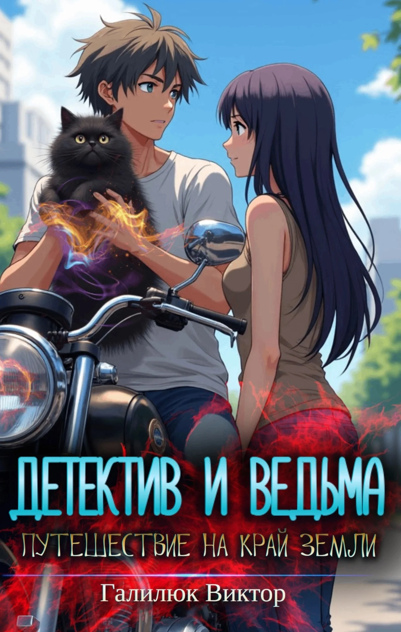 Обложка Детектив и ведьма, путешествие на край земли