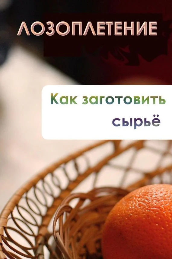 Обложка Лозоплетение. Как заготовить сырьё