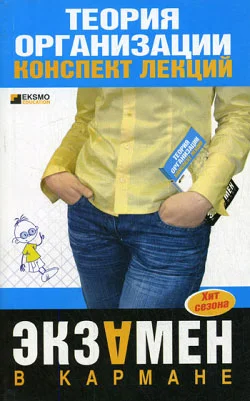 Обложка Теория организации: конспект лекций