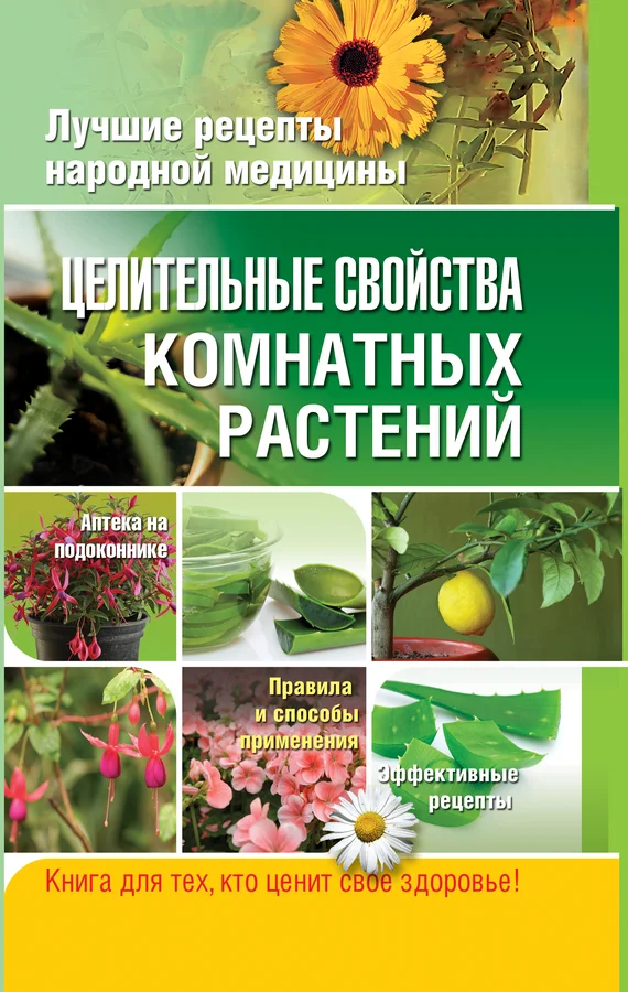 Обложка Целительные свойства комнатных растений