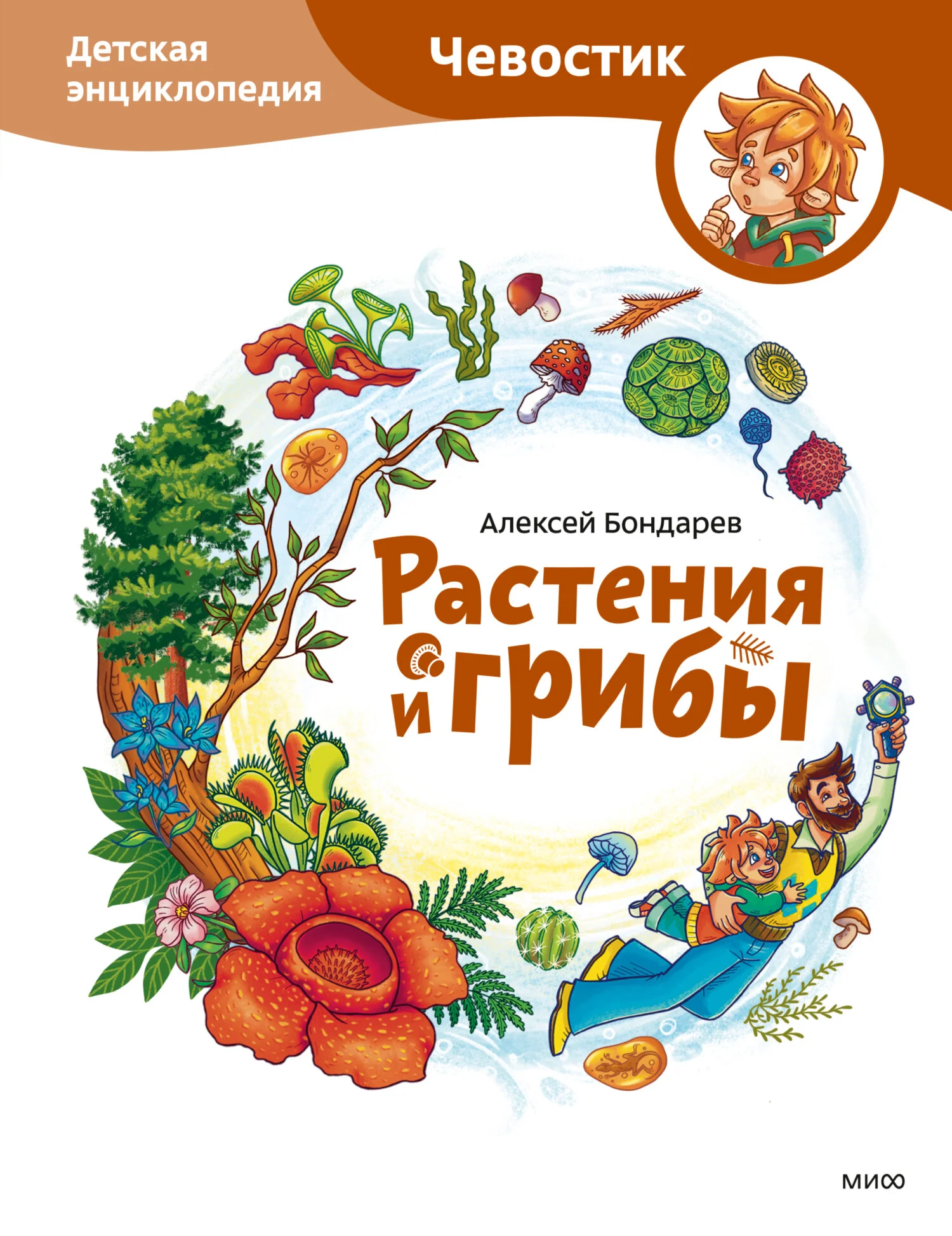Обложка Растения и грибы. Детская энциклопедия