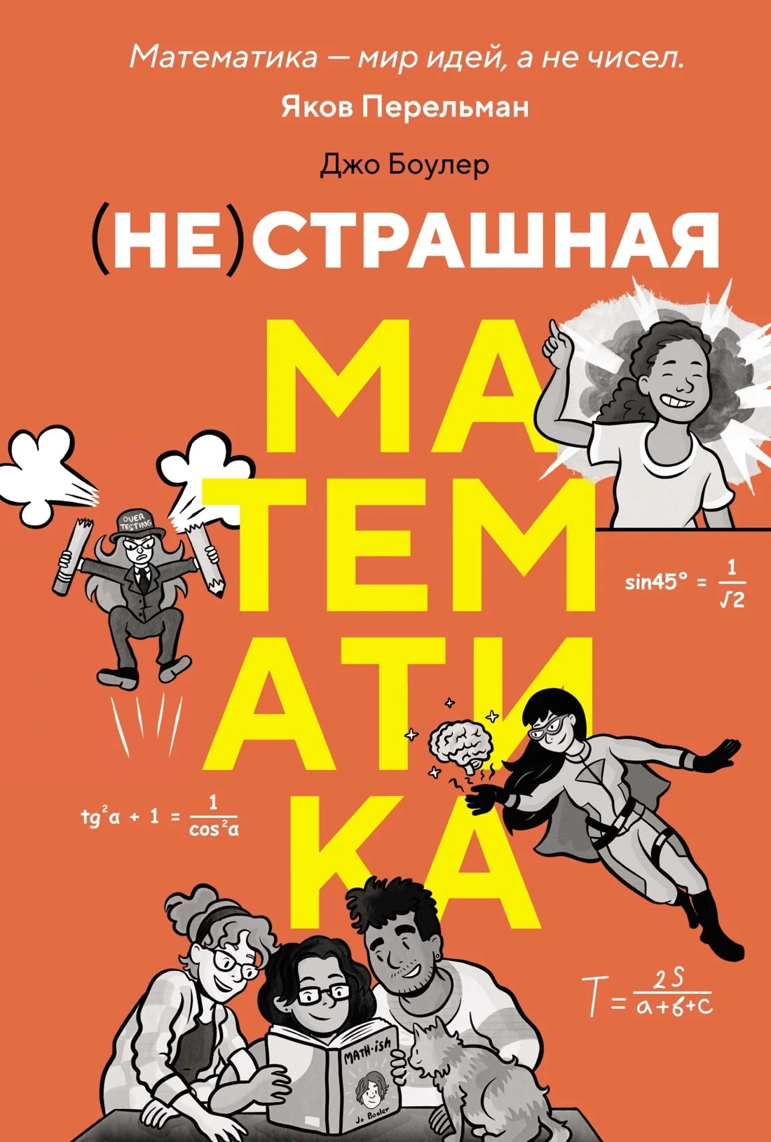 Обложка (НЕ)страшная математика: как ее понять и прокачать свой мозг