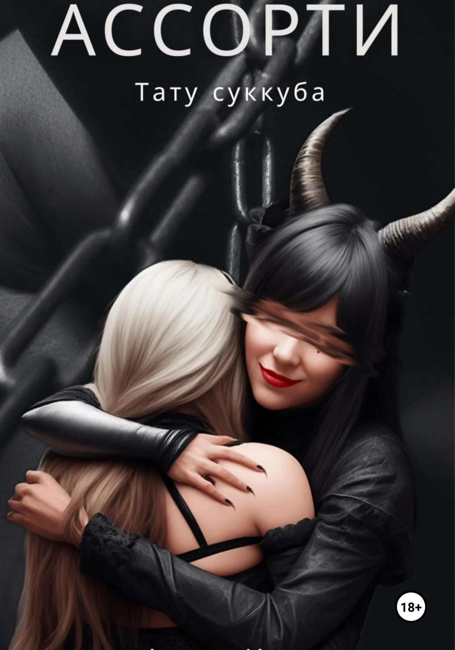 Обложка Ассорти, тату суккуба