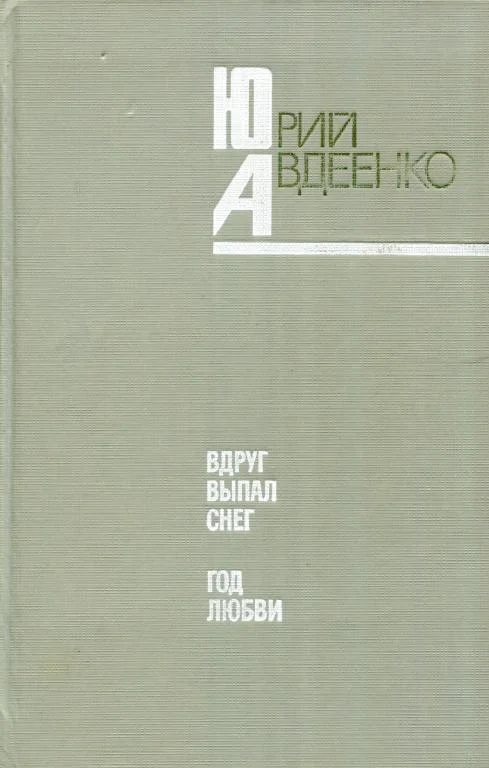 Обложка Вдруг выпал снег. Год любви