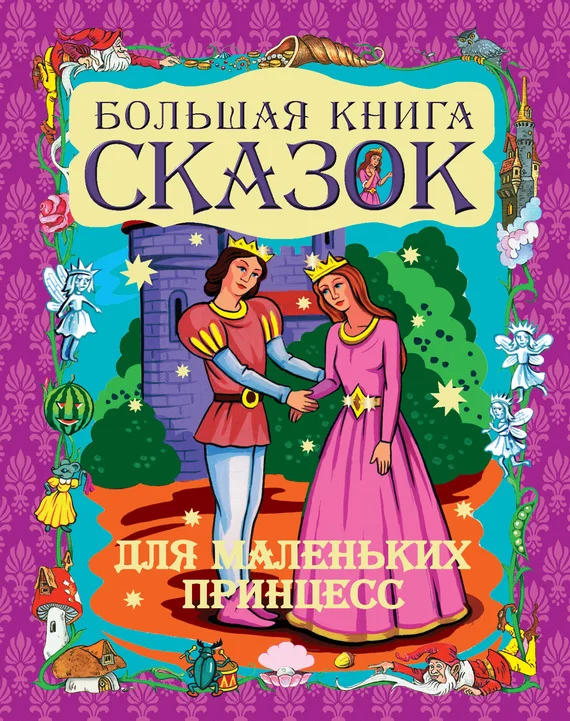 Обложка Большая книга сказок для маленьких принцесс