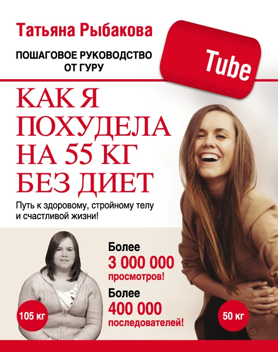 Обложка Как я похудела на 55 кг без диет