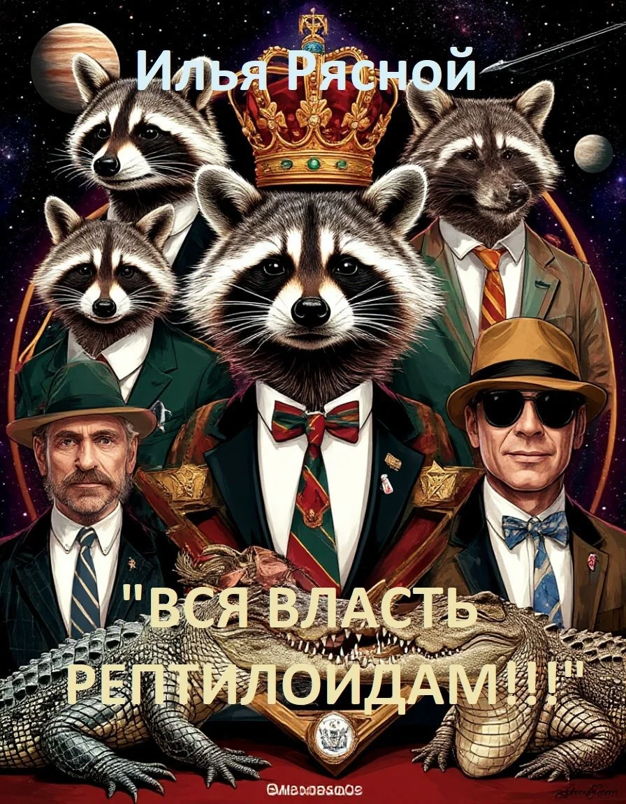 Обложка "Вся власть рептилоидам!"