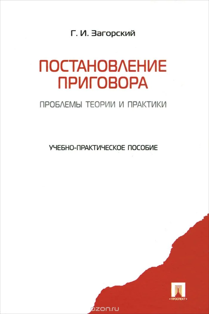 Обложка Постановление приговора: проблемы теории и практики: учебно-практическое пособие.