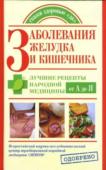 Обложка Заболевания желудка и кишечника. Лучшие рецепты народной медицины от А до Я