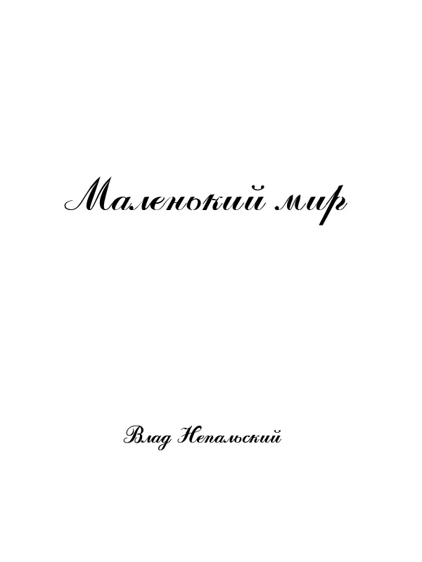 Обложка Маленький мир 2-е издание