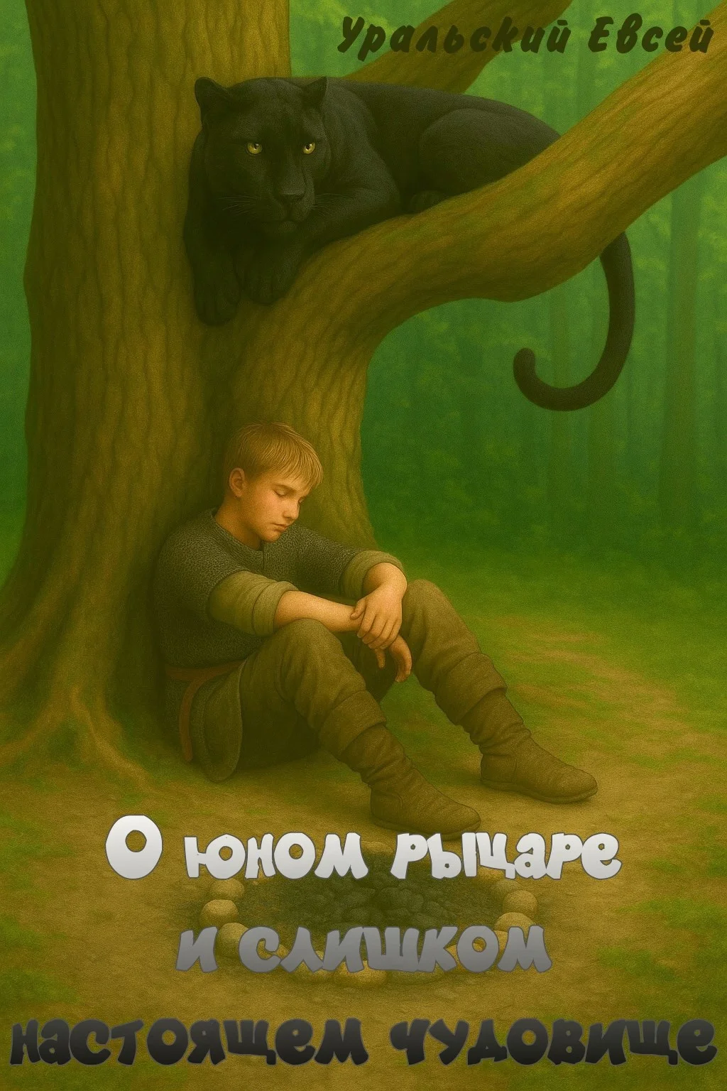 Обложка Том 1: О юном рыцаре и слишком настоящем чудовище