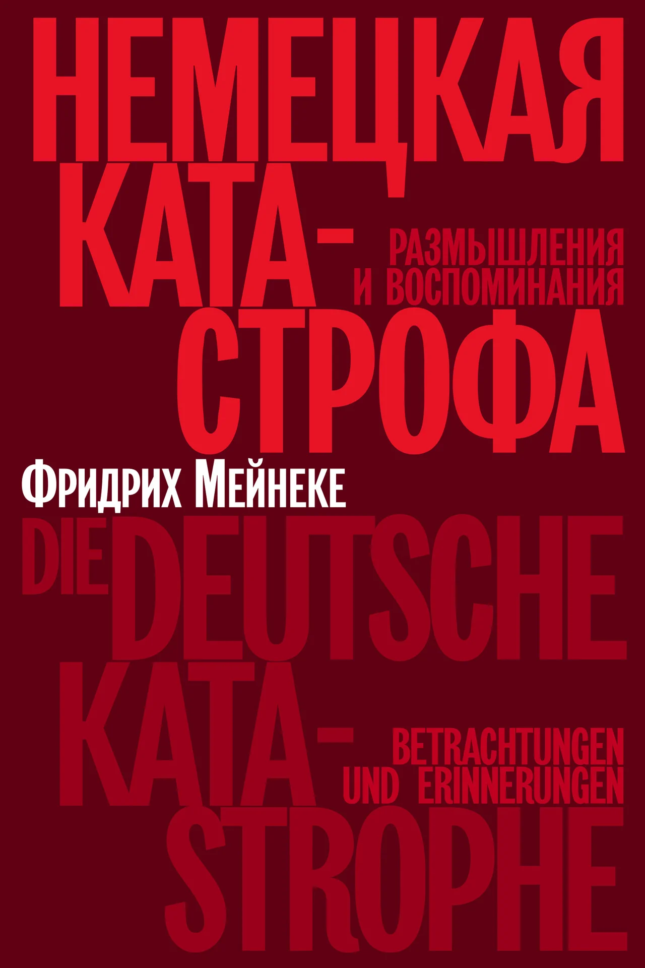 Обложка Немецкая катастрофа. Размышления и воспоминания