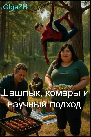 Обложка Шашлык, комары и научный подход