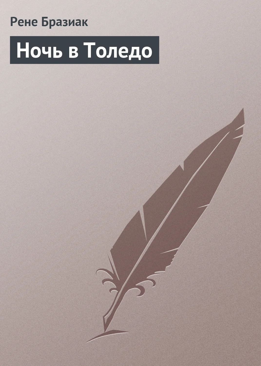 Обложка Ночь в Толедо