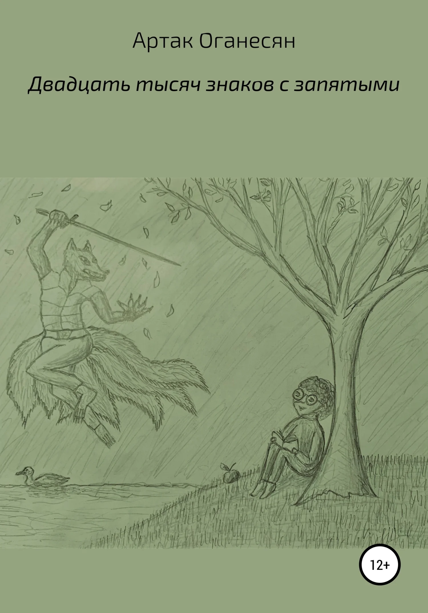 Обложка Двадцать тысяч знаков с пробелами