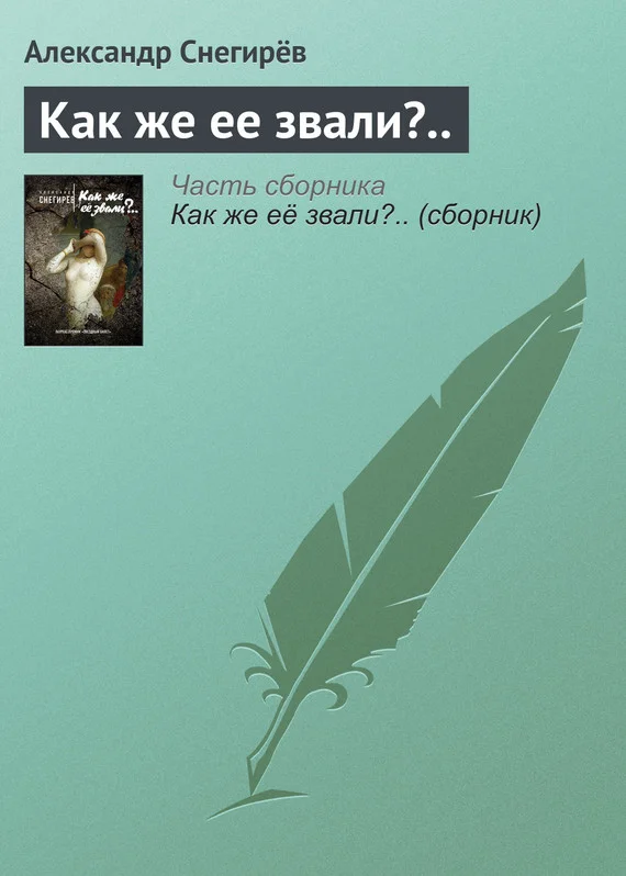 Обложка Как же ее звали?..