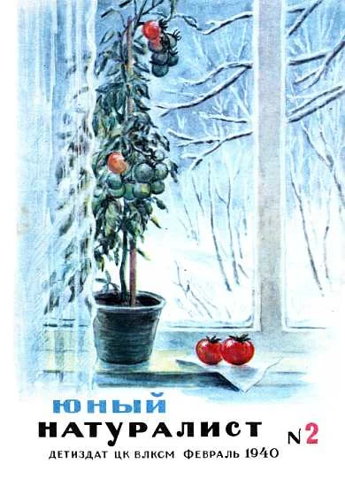 Обложка Журнал "Юный натуралист" №2, 1940