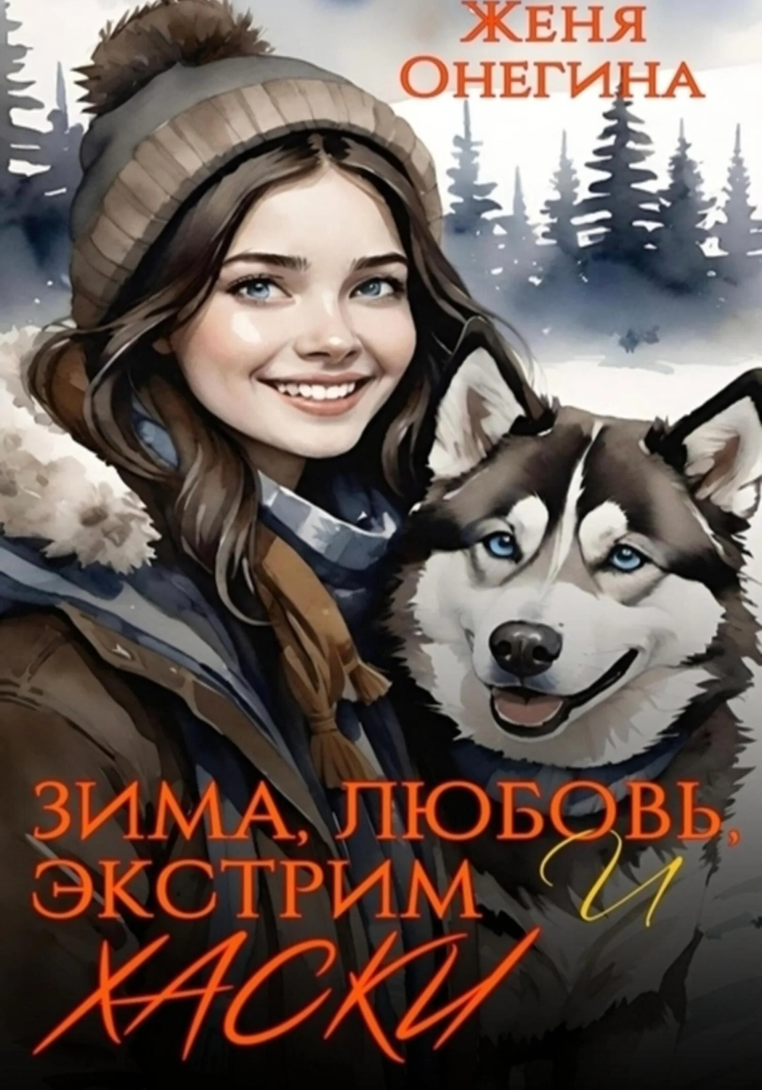 Обложка Зима, любовь, экстрим и хаски