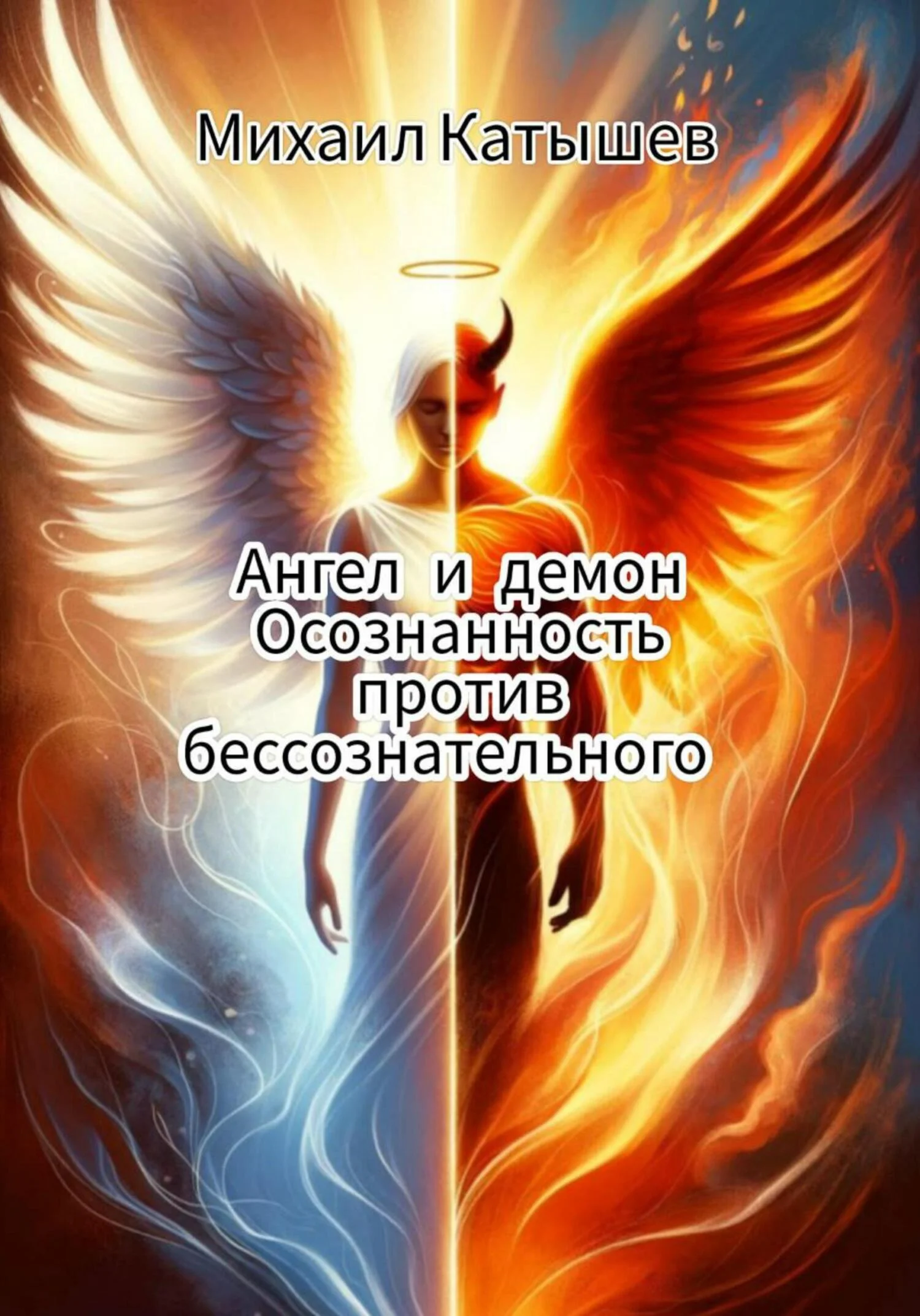 Обложка Ангел и демон: Осознанность против Бессознательного.