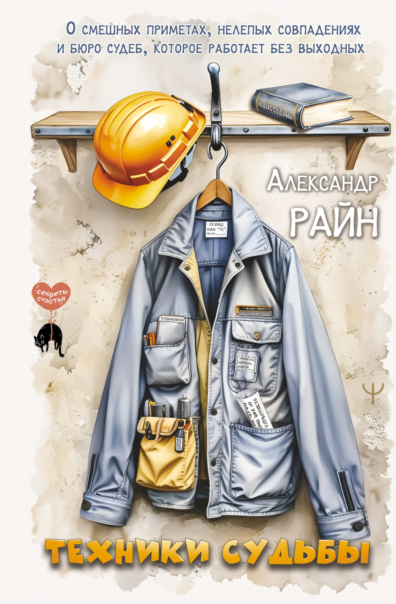 Обложка Техники судьбы. О смешных приметах, нелепых совпадениях и бюро судеб, которое работает без выходных