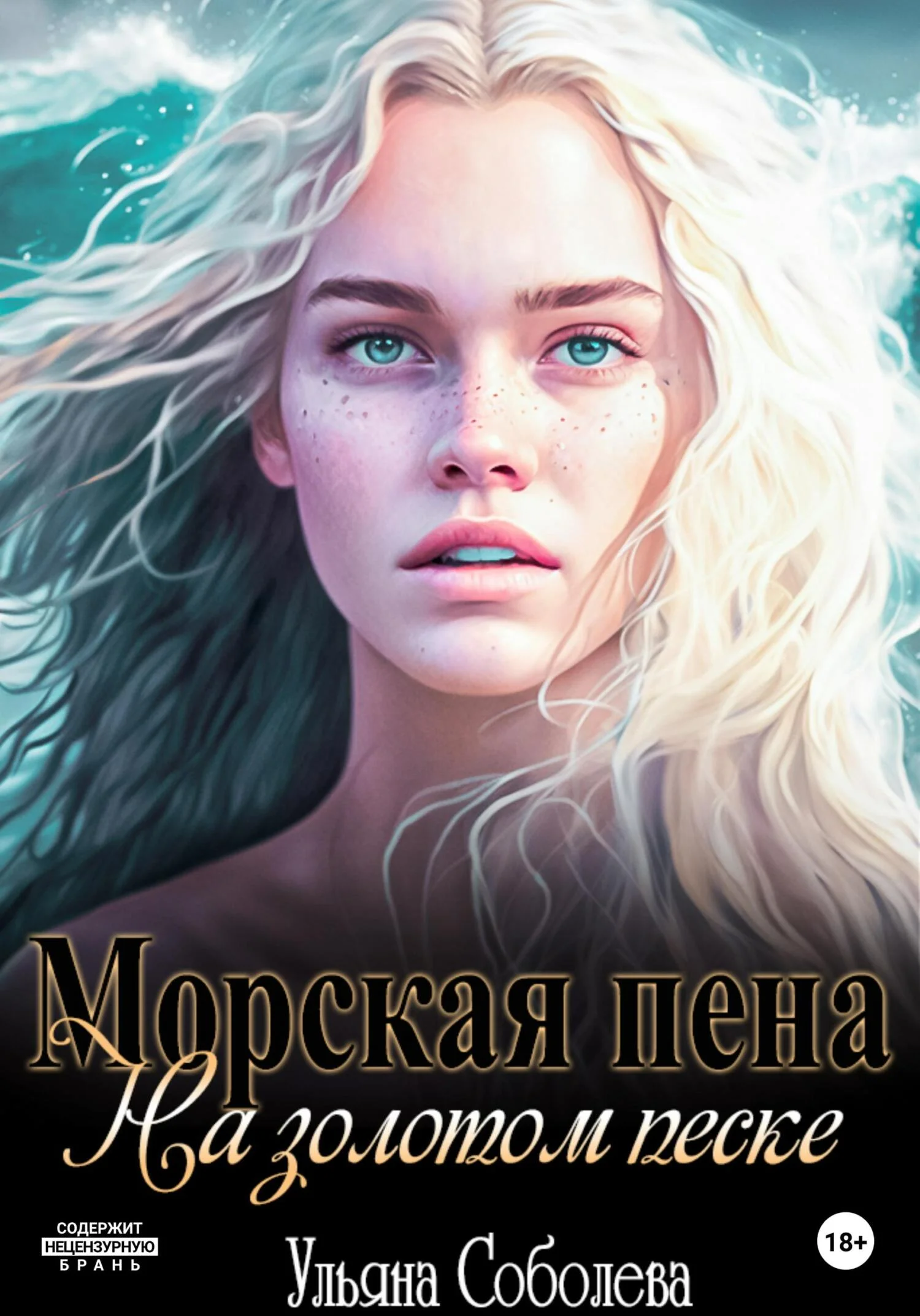 Обложка Морская пена на золотом песке