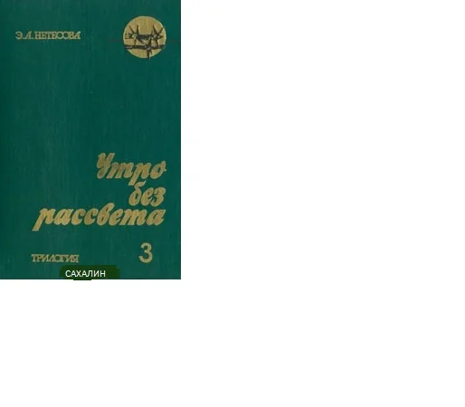 Обложка Утро без рассвета. Сахалин