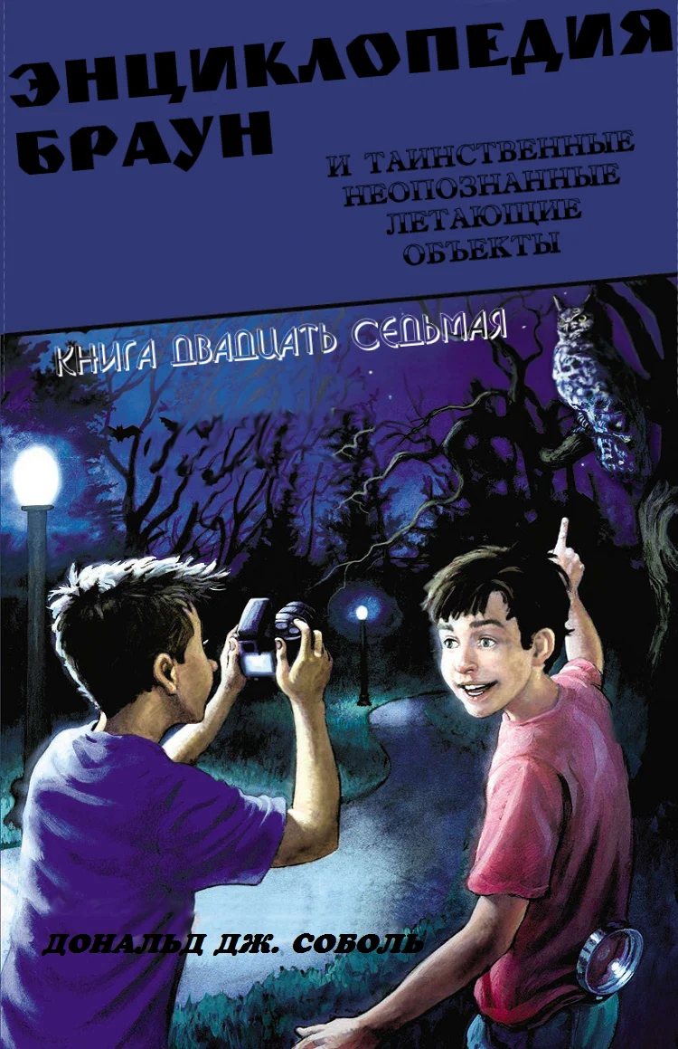 Обложка Энциклопедия Браун и таинственные неопознанные летающие объекты