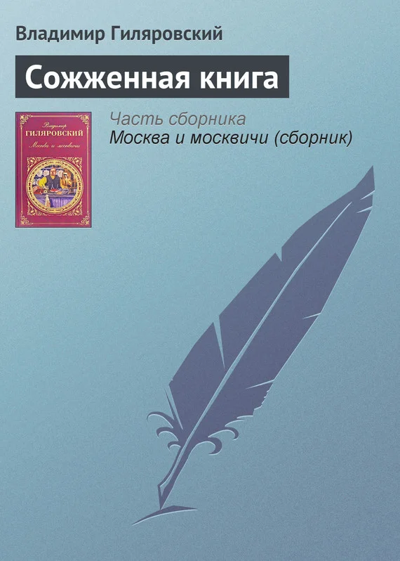 Обложка Сожженная книга