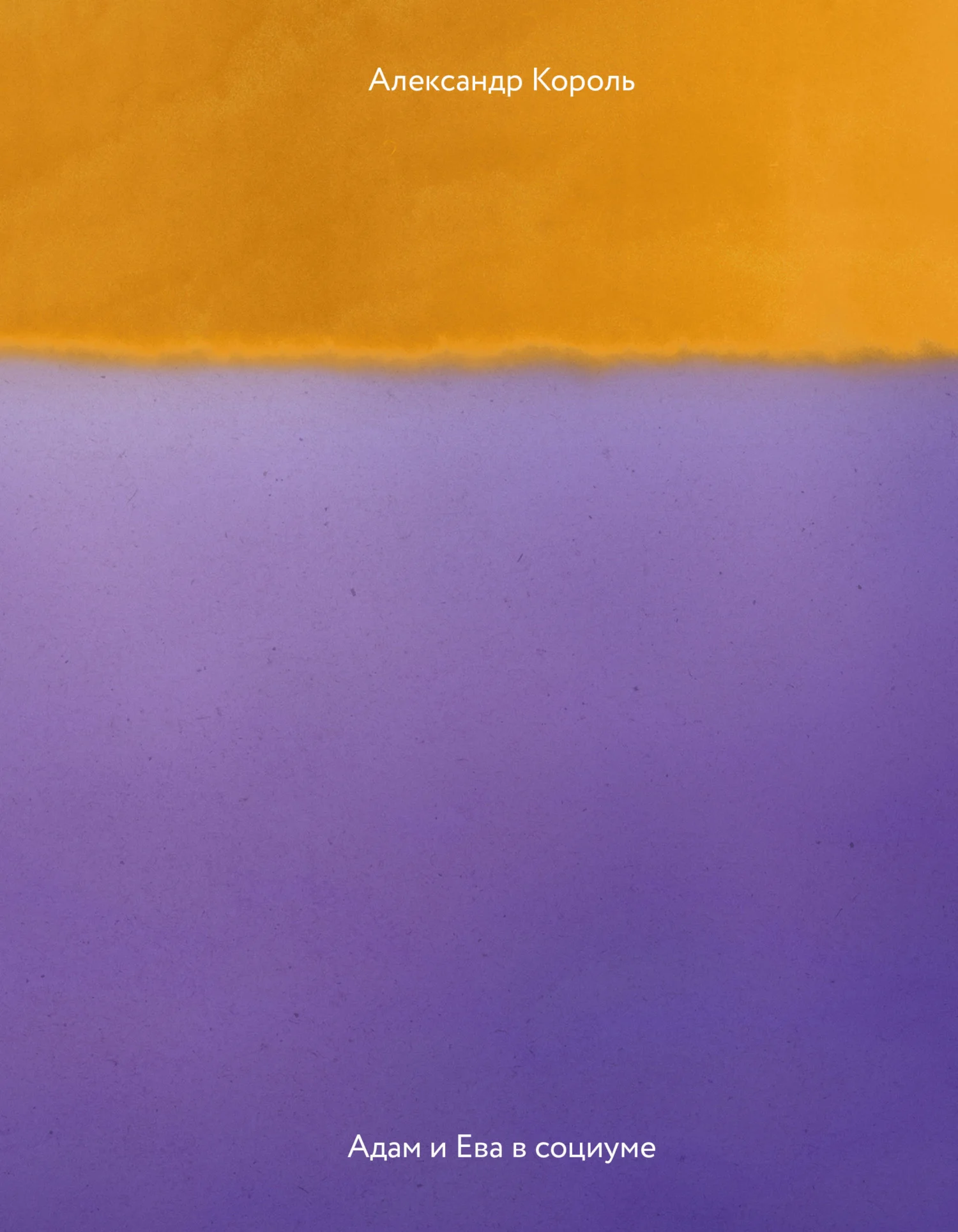 Обложка Адам и Ева в социуме