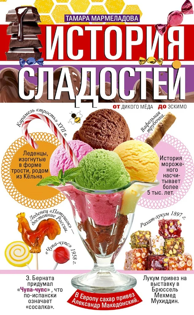 Обложка История сладостей. От дикого мёда до эскимо