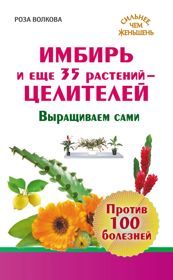 Обложка Имбирь и еще 35 растений-целителей. Выращиваем сами. Против 100 болезней