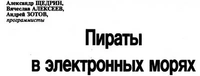 Обложка Пираты в электронных морях