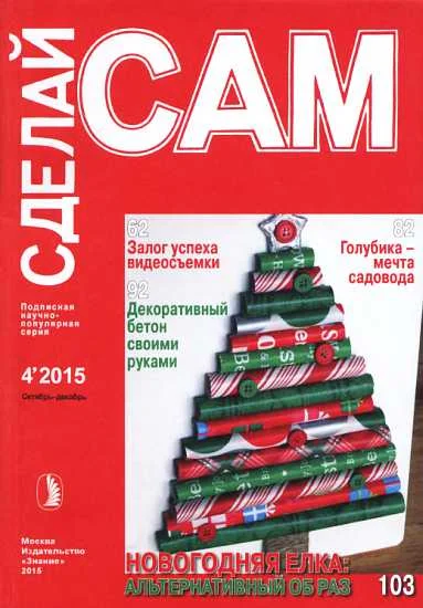 Обложка Залог успеха видеосъемки. Голубика-мечта садовода...("Сделай сам" №4∙2015)