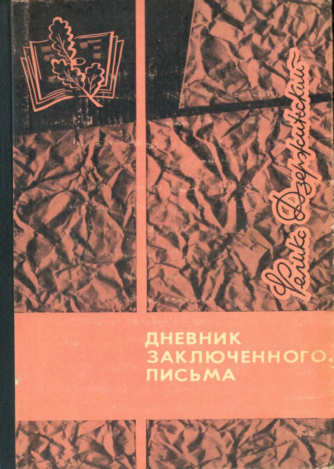 Обложка Дневник заключенного. Письма