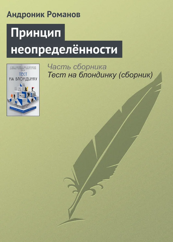 Обложка Принцип неопределённости