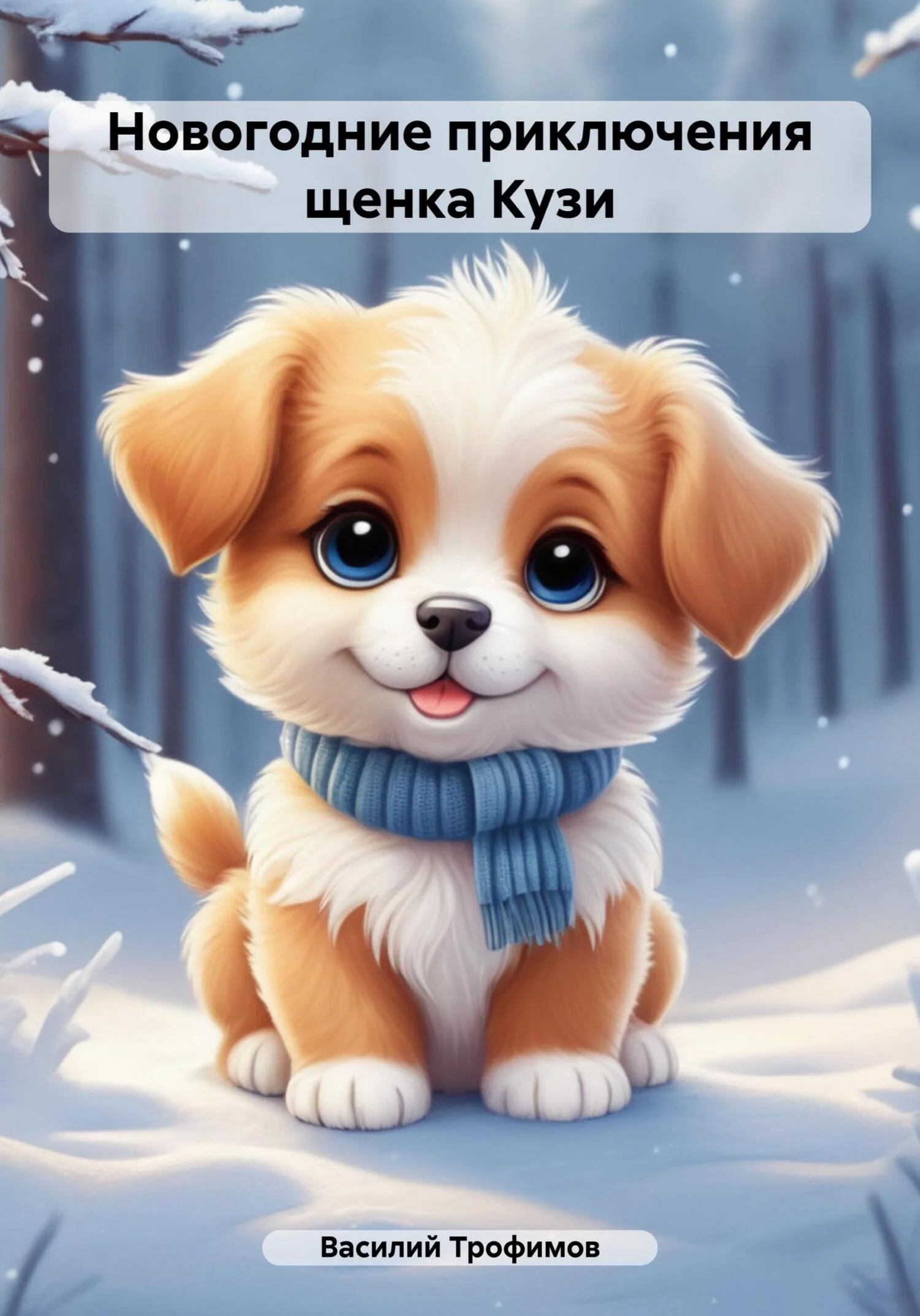 Обложка Новогодние приключения щенка Кузи