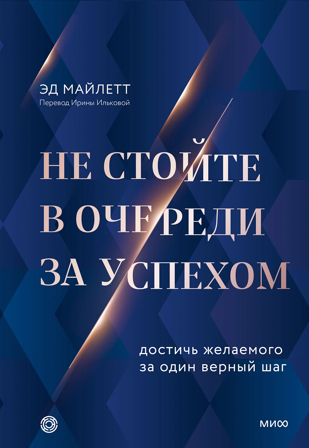 Обложка Не стойте в очереди за успехом. Достичь желаемого за один верный шаг