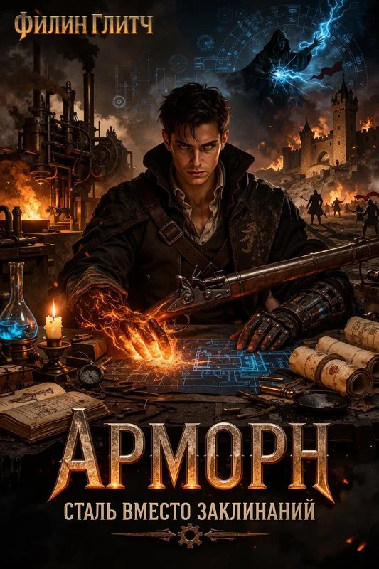 Обложка Арморн — Сталь вместо заклинаний