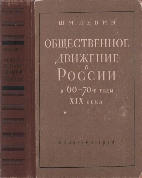 Обложка Общественное движение в России в 60 – 70-е годы XIX века