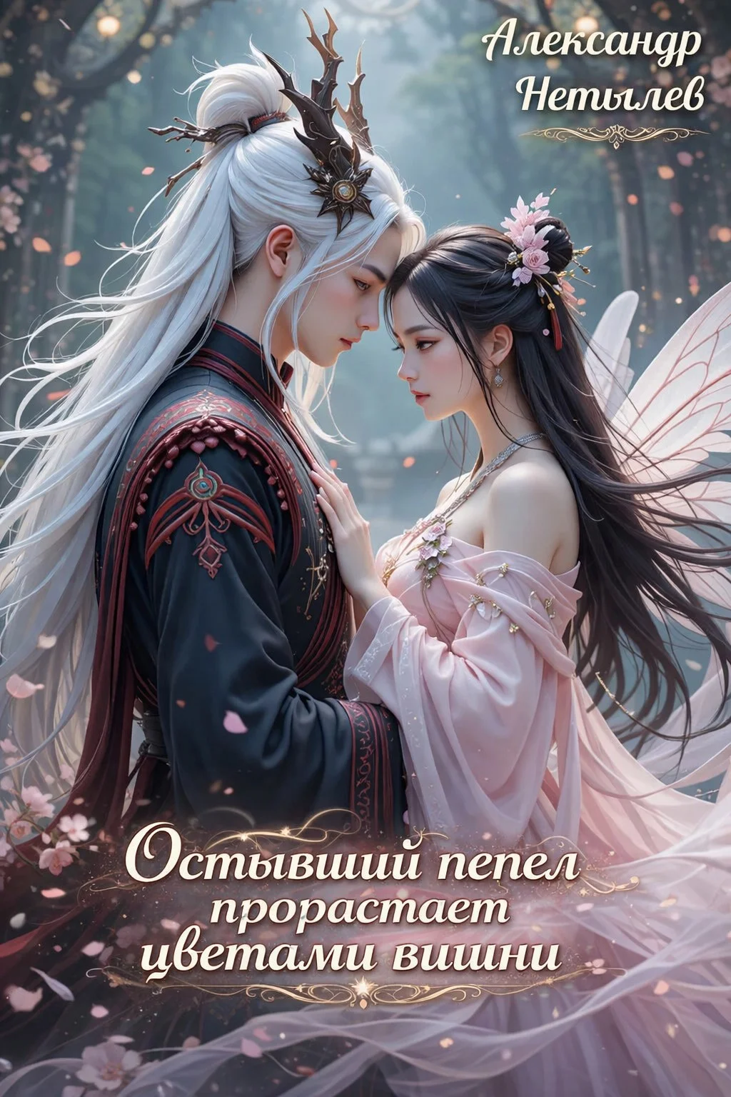 Обложка Остывший пепел прорастает цветами вишни